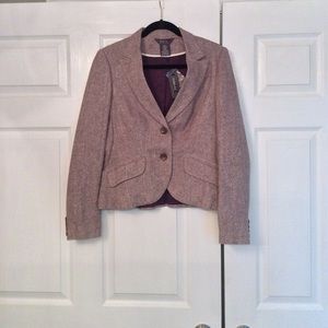 Tweed look blazer